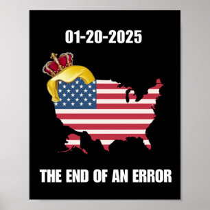 Tag der Amtseinführung 2025 Ende eines Fehlers 20  Poster