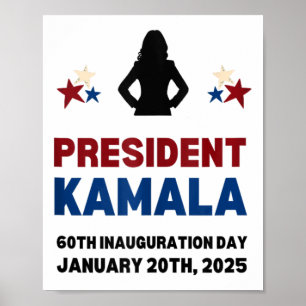 Tag der Amtseinführung des coolen Präsidenten Kama Poster