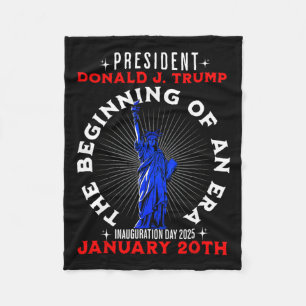 Tag der Amtseinführung des US-Präsidenten Trump 20 Fleecedecke