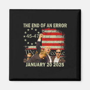 Tag der Amtseinführung Trumps 2025 Ende eines Fehl Magnet