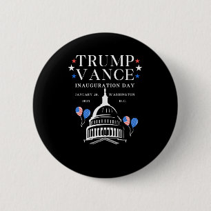 Tag der Amtseinführung Trumps Button