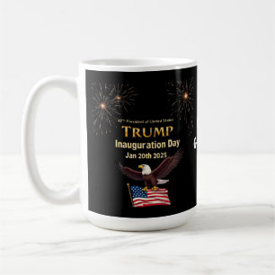 Tag der Amtseinführung Trumps Präsident 2025 Kaffeetasse