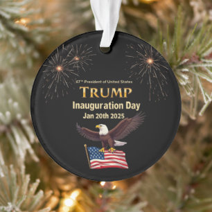 Tag der Amtseinführung Trumps Präsident 2025 Ornament