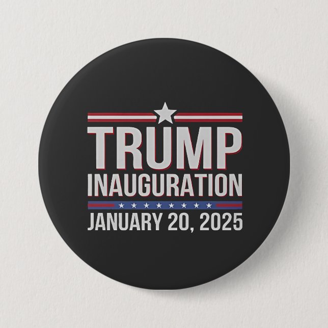 Tag der Amtseinführung Trumps Präsident Januar 202 Button (Vorderseite)