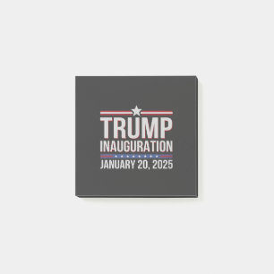 Tag der Amtseinführung Trumps Präsident Januar 202 Post-it Klebezettel