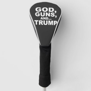 Tag der Amtseinführung von Gott, Waffen und Trump  Golf Headcover