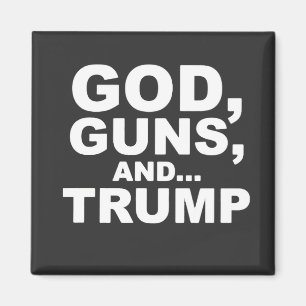 Tag der Amtseinführung von Gott, Waffen und Trump Magnet