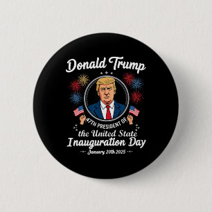 Tag der Amtseinführung von Präsident Donald Trump  Button