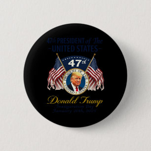 Tag der Amtseinführung von Präsident Donald Trump  Button