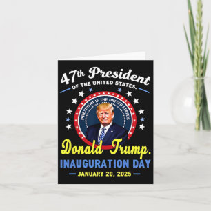 Tag der Amtseinführung von Präsident Donald Trump Karte