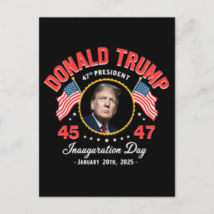 Tag der Amtseinführung von Präsident Donald Trump Postkarte