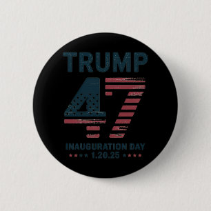Tag der Amtseinführung von Präsident Trump am 20. Button