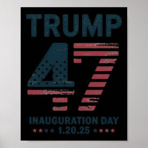 Tag der Amtseinführung von Präsident Trump am 20. Poster