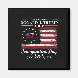 Tag der Amtseinführung von Trump 2025 Memorabilia Magnet
