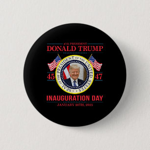 Tag der Amtseinführung von Trump am 20. Januar Button