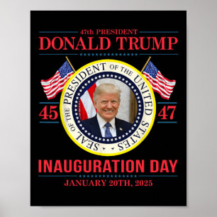 Tag der Amtseinführung von Trump am 20. Januar Poster