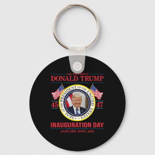 Tag der Amtseinführung von Trump am 20. Januar Schlüsselanhänger