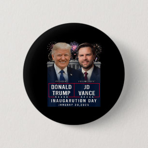 Tag der Amtseinführung von Trump Vance 2025 Donald Button