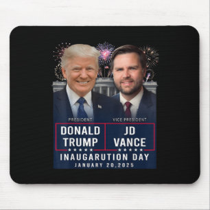Tag der Amtseinführung von Trump Vance 2025 Donald Mousepad
