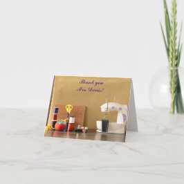 Tag der Anerkennung von Lehrern für die Verbrauche Dankeskarte