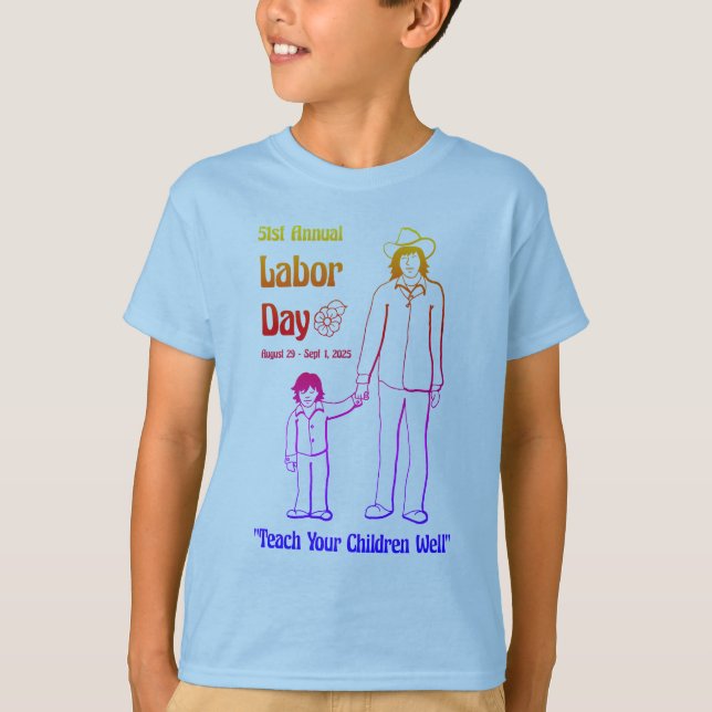 Tag der Arbeit 2025 Kinder T-Shirt (Vorderseite)