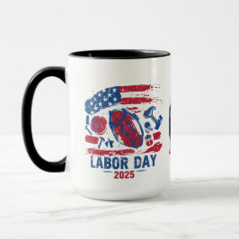 Tag der Arbeit 2025 Sportliche Tasse - harte Arbei