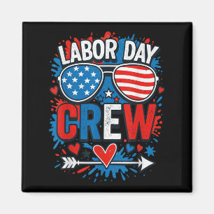 Tag der Arbeit Crew, Frohen Tag der Arbeit Patriot Magnet