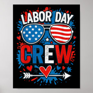 Tag der Arbeit Crew, Frohen Tag der Arbeit Patriot Poster