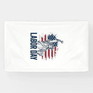 Tag der Arbeit Denkmal der Freiheit Patriotischer  Banner