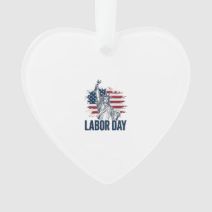 Tag der Arbeit Denkmal der Freiheit Patriotischer  Ornament