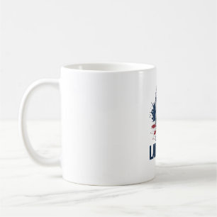 Tag der Arbeit Statue der Freiheit Patriotischer A Kaffeetasse