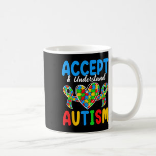 Tag der Autismus akzeptieren und verstehen Kaffeetasse