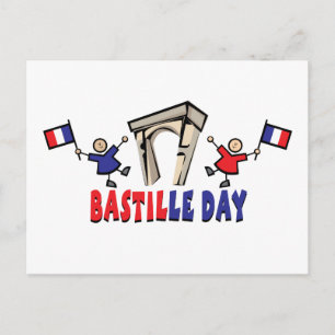 Tag der Bastille! Postkarte