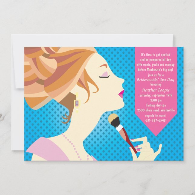 Tag der Beauty Wellness-Center Einladung (Vorderseite)