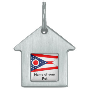 Tag der Begleiter mit der Flagge des Ohio-Staat Tiermarke