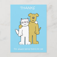 Tag der besten Freunde 8. Juni Cartoon Cat and Dog