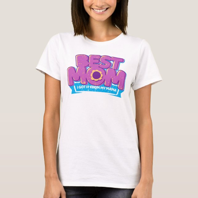 Tag der besten Mama T-Shirt (Vorderseite)