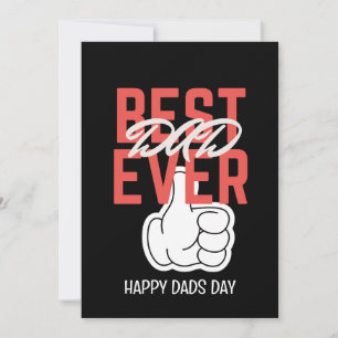 Tag der besten Vater-Väter Feiertagskarte