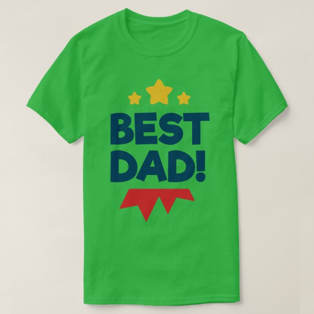 Tag der besten Vater-Väter T-Shirt (Design vorne)