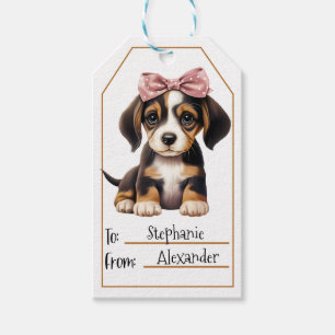 Tag der bewundernswerten Hunde - Niedliches Thema  Geschenkanhänger