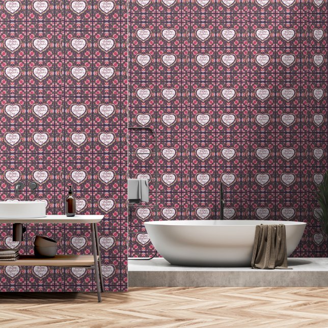 Tag der blühenden Mütter Tapete (Badezimmer)