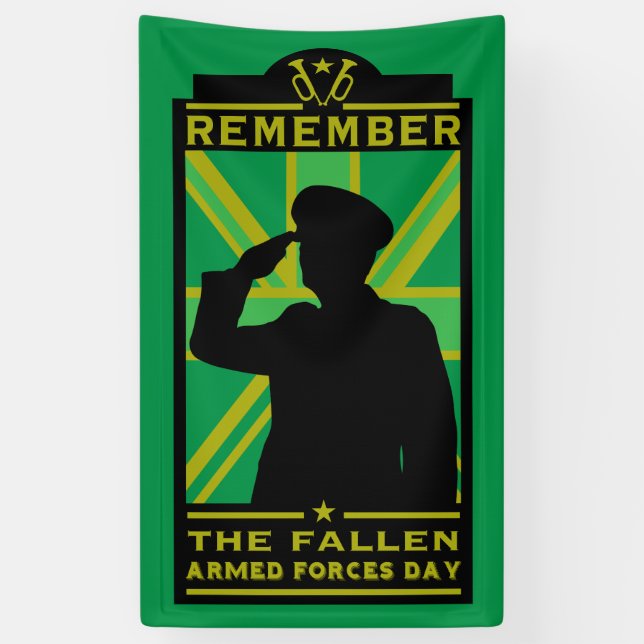 Tag der britischen Streitkräfte Banner (Vertikal)