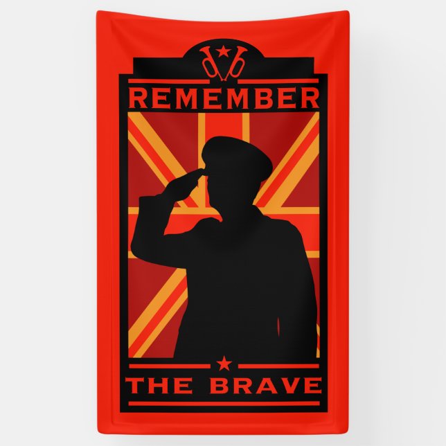 Tag der britischen Streitkräfte Banner (Vertikal)