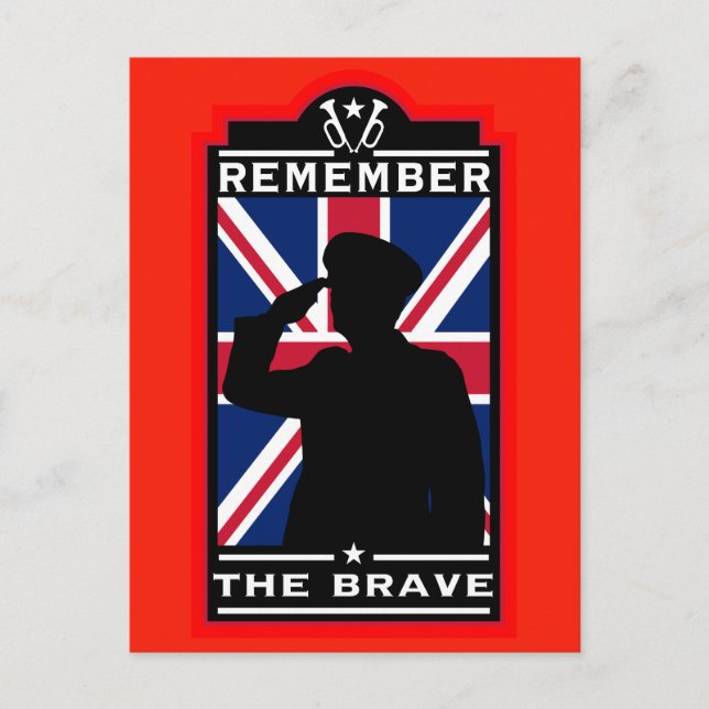 Tag der britischen Streitkräfte Postkarte (Vorderseite)