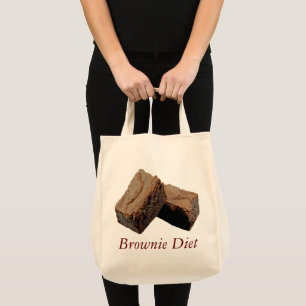 Tag der Brownie Diet National Chocolate Brownie 8. Tragetasche