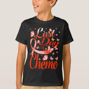 Tag der Chemo Leukämie Bewusstseinsstörung Schmett T-Shirt