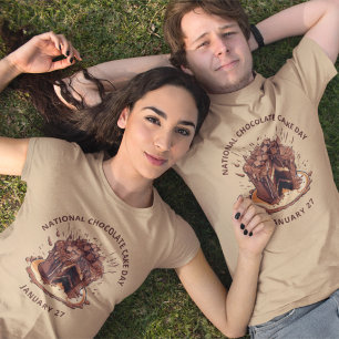 Tag der dekadenten nationalen Schokoladenkuchen T-Shirt