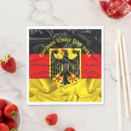 Tag der Deutschen Einheit, Nationalfeiertag Deutsc Serviette