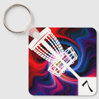 Tag der Disk Golf Bag Schlüsselanhänger