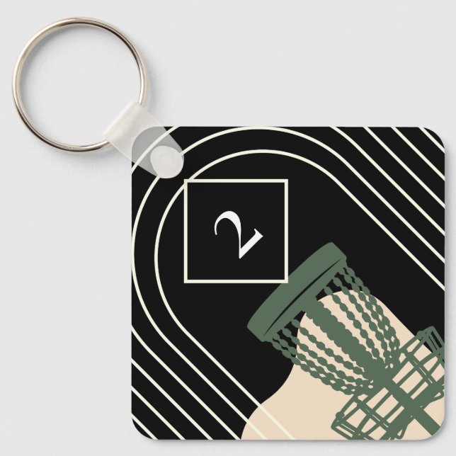 Tag der Disk Golf Bag Schlüsselanhänger (Vorderseite)